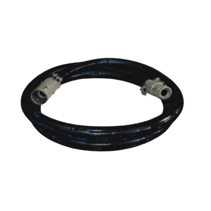 Black Heavy Duty Hose Guide with Flex Metallic Liner