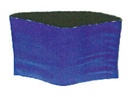 Blue Nylon Discharge Hose