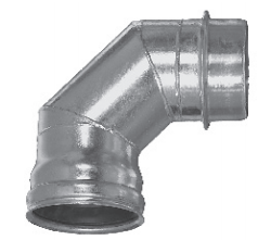 Steel Galvanized Bandlock - 90˚ Bandlock