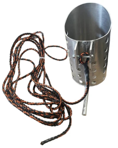 Aluminum Debris Basket Cylinder With Rope