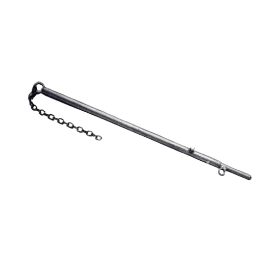 Lightweight Rod Guide Brace with Chain and Rope
