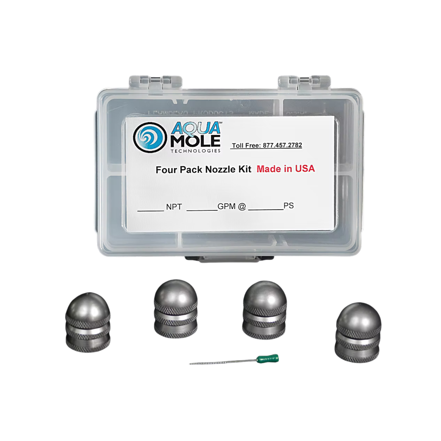 One Stop Sewer Shop - Four Pack Nozzle Kit