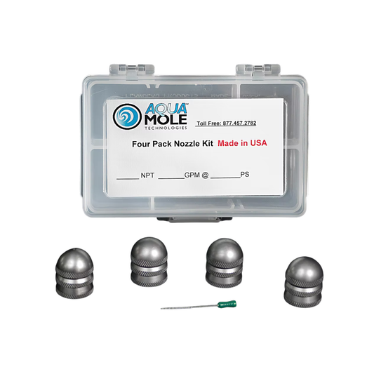 One Stop Sewer Shop - Four Pack Nozzle Kit