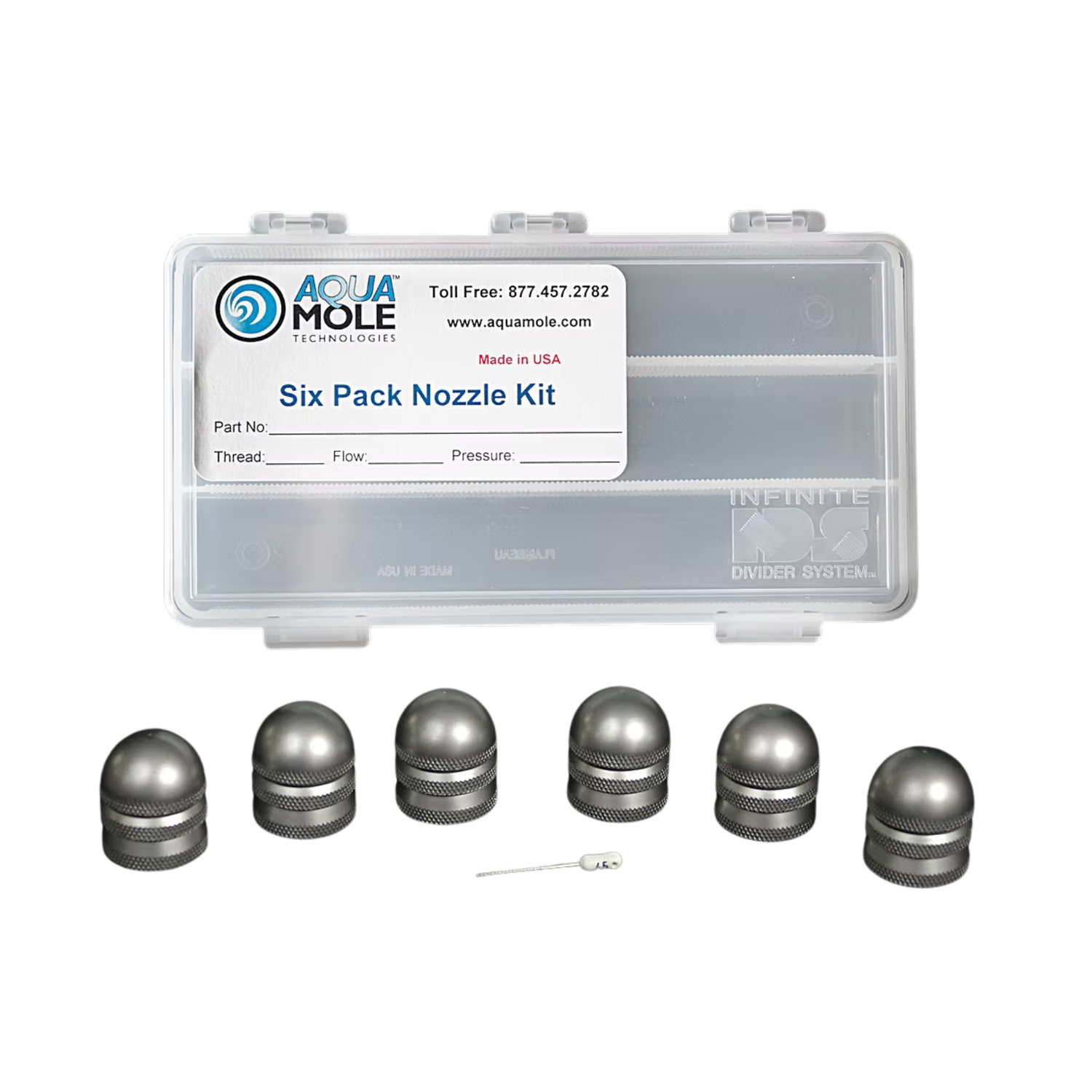 One Stop Sewer Shop - Six Pack Nozzle Kit