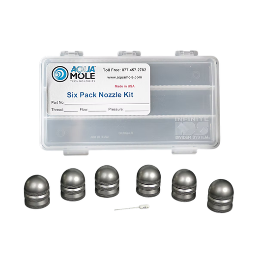 One Stop Sewer Shop - Six Pack Nozzle Kit